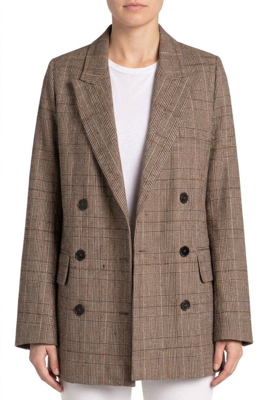 NEW CLOSED double breasted blazer in multi